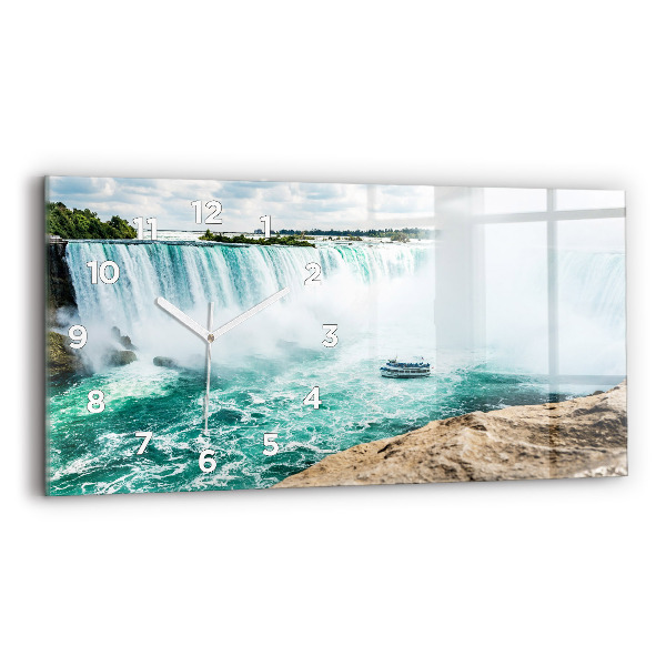 Ceas din sticlă orizontale barca Niagara