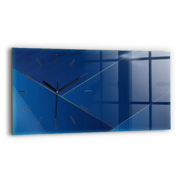 Ceas din sticlă orizontale Abstracția ornamentală