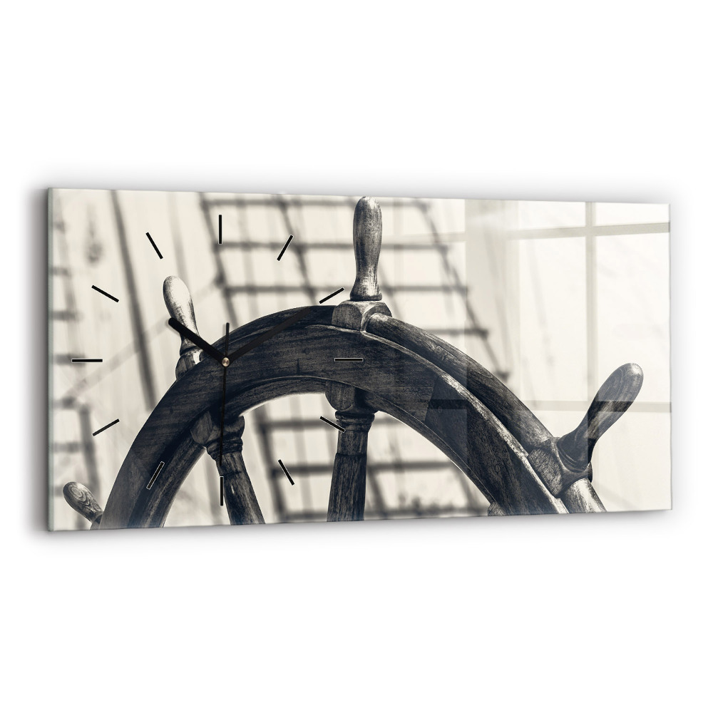 Ceas din sticlă orizontale Nava veche