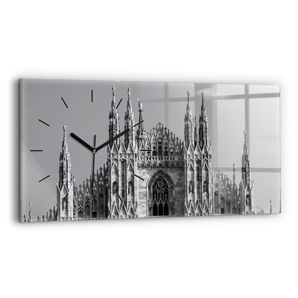 Ceas perete din sticlă orizontale Catedrala Duomo di Milano