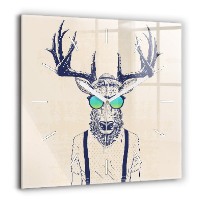 Ceas din sticlă pătrat Ilustrația orașului Berlin