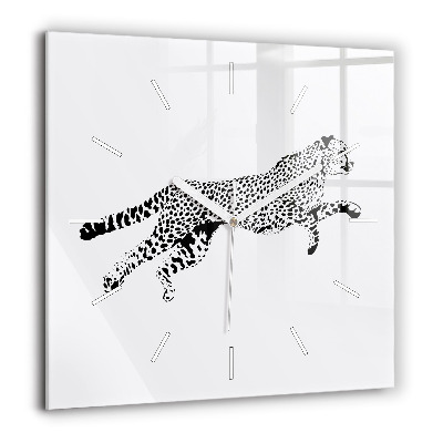 Ceas din sticlă pătrat Under din San Francisco