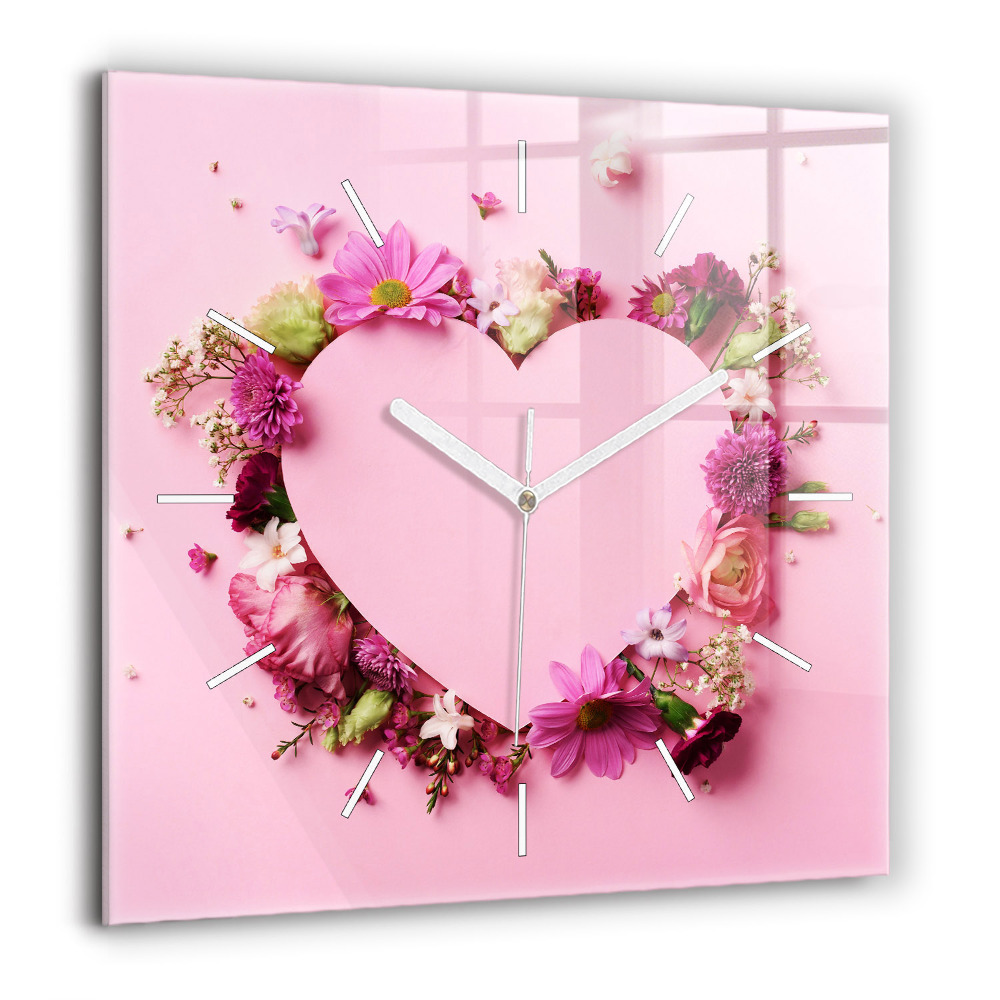 Ceas perete din sticlă pătrat Rădăcinile copacilor