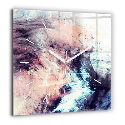 Ceas de sticlă pe perete pătrat Wat arun Bangkok Thailanda