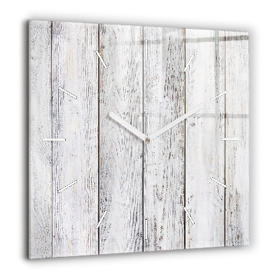 Ceas de sticlă pe perete pătrat Mașină cu o placă de surf