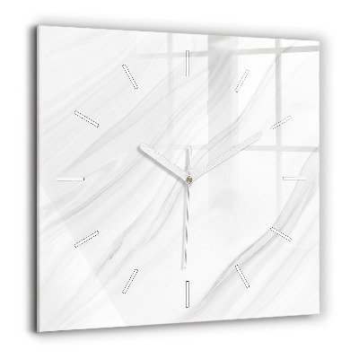 Ceas perete din sticlă pătrat Natura tropicala