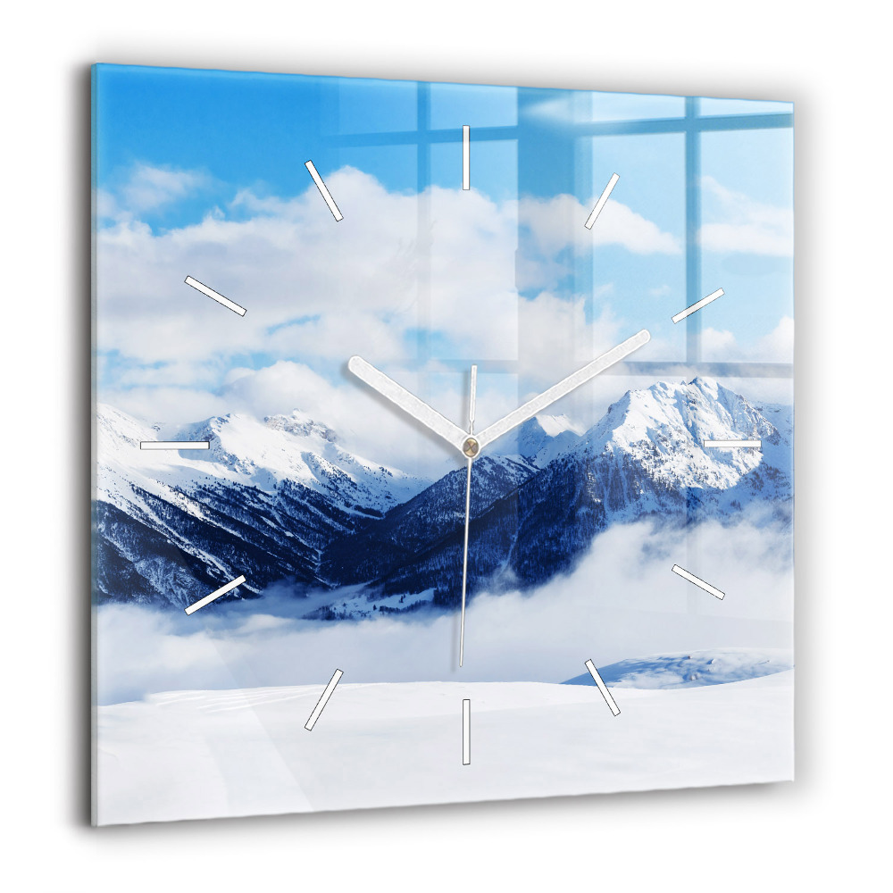 Ceas din sticlă pătrat Pahar de vin