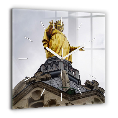 Ceas din sticlă pătrat ceașcă de cafea