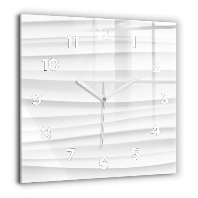 Ceas de sticlă pe perete pătrat Picture abstracta