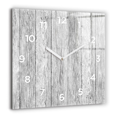 Ceas perete din sticlă pătrat Model geometric