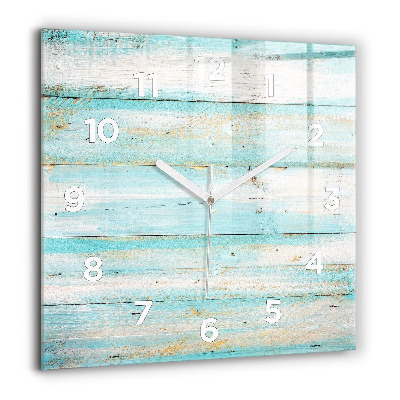 Ceas de sticlă pe perete pătrat Două Corpuri Un Soufflé