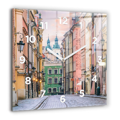 Ceas de sticlă pe perete pătrat Abstracția creierului