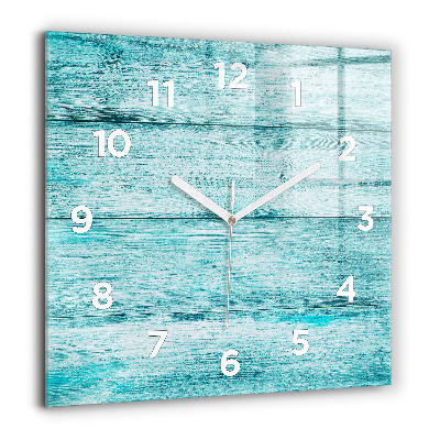 Ceas de sticlă pe perete pătrat Harta lumia beton