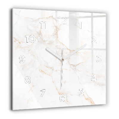 Ceas din sticlă pătrat Joc cu arme letale