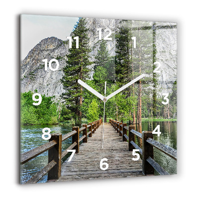 Ceas din sticlă pătrat Kasprowy Wierch Zakopane