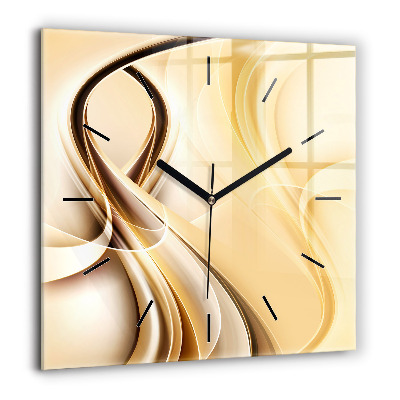 Ceas din sticlă pătrat Ilustrație de cerb