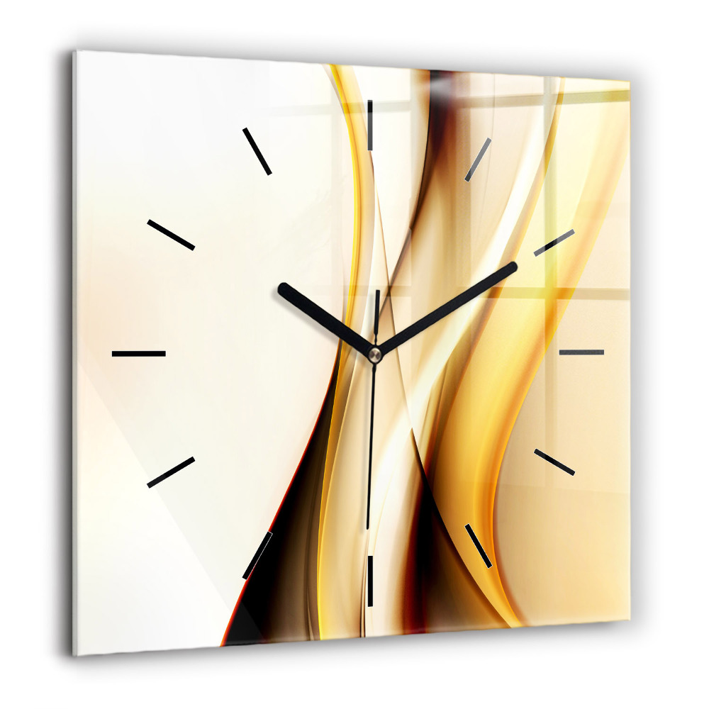 Ceas din sticlă pătrat Peisai montan