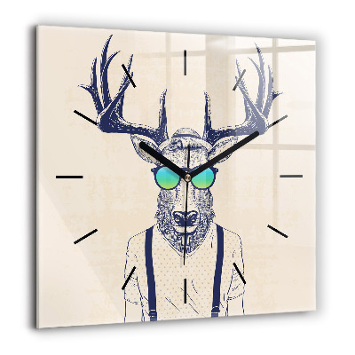 Ceas din sticlă pătrat Ilustrația orașului Berlin