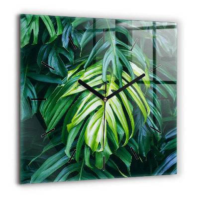 Ceas pătrat de perete din sticlă Turnul Eiffel din Franța