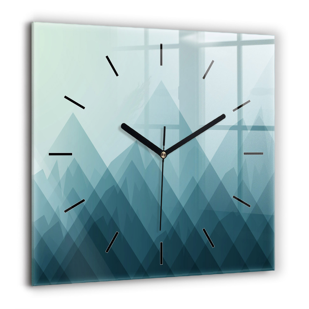 Ceas din sticlă pătrat Trecutul din spatele capului