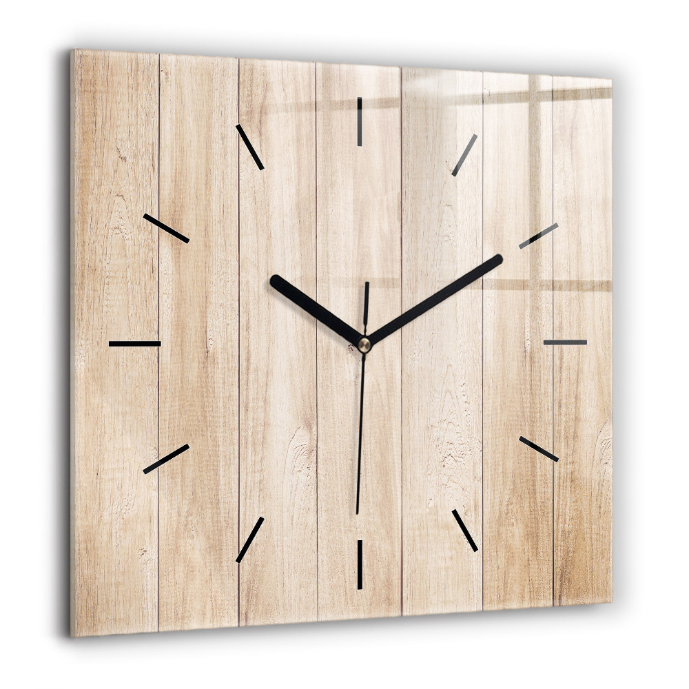 Ceas perete din sticlă pătrat Roca vulcanica