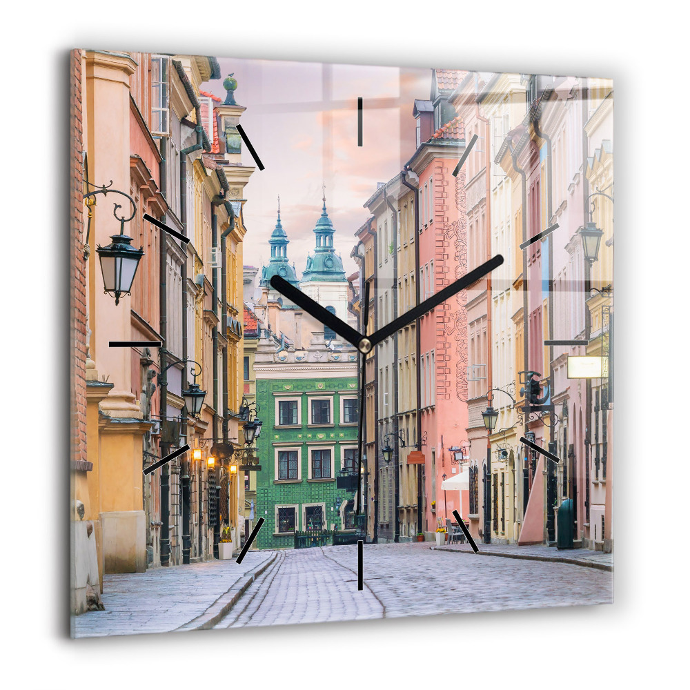 Ceas de sticlă pe perete pătrat Abstracția creierului