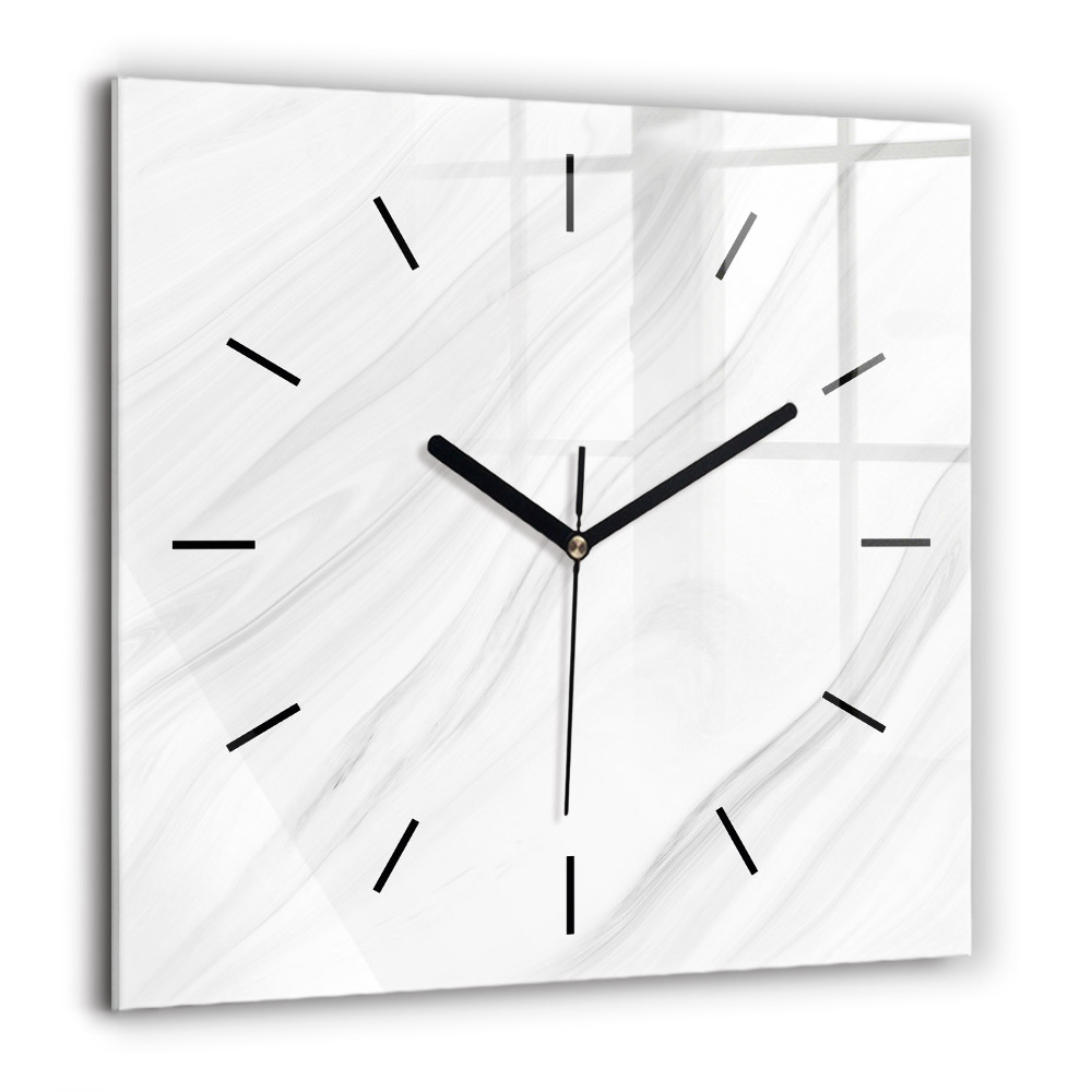 Ceas perete din sticlă pătrat Natura tropicala