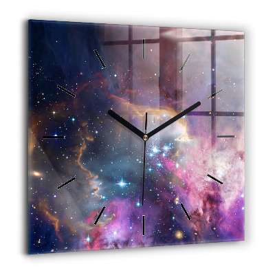 Ceas perete din sticlă pătrat Insula însorită a Thailandei