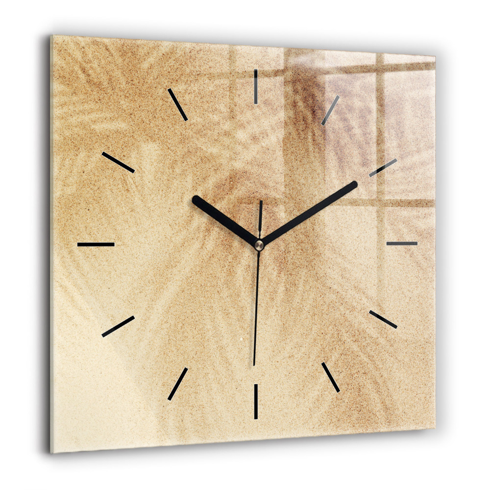 Ceas din sticlă pătrat Nava veche