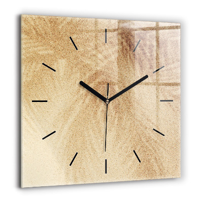 Ceas din sticlă pătrat Nava veche