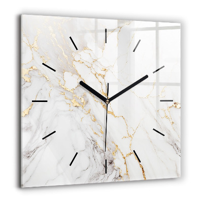 Ceas din sticlă pătrat Femeie și bicicleta