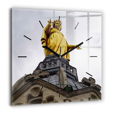 Ceas din sticlă pătrat ceașcă de cafea