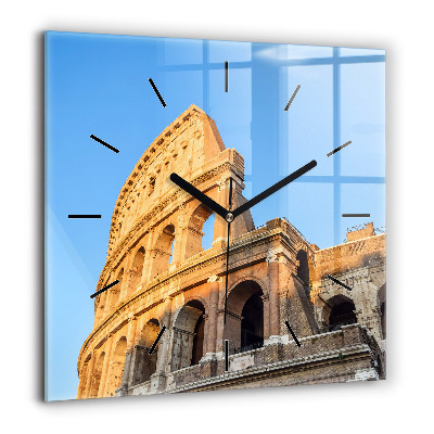 Ceas de sticlă pe perete pătrat Înaltul Tatra din Slovacia