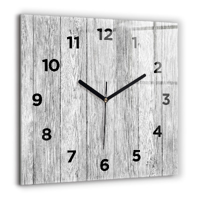 Ceas perete din sticlă pătrat Model geometric