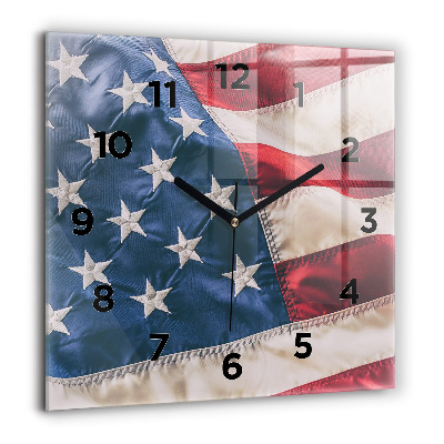 Ceas de sticlă pe perete pătrat Castelul Spiš din Slovacia