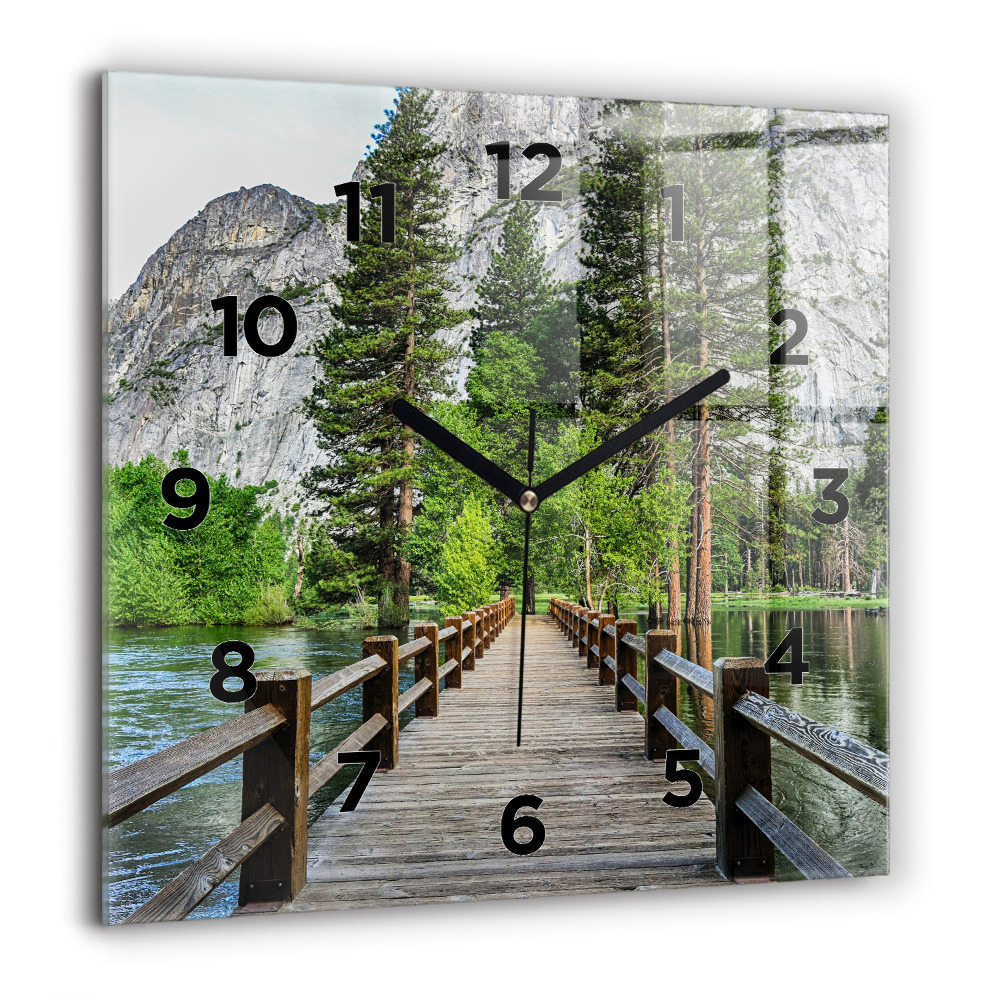 Ceas din sticlă pătrat Kasprowy Wierch Zakopane