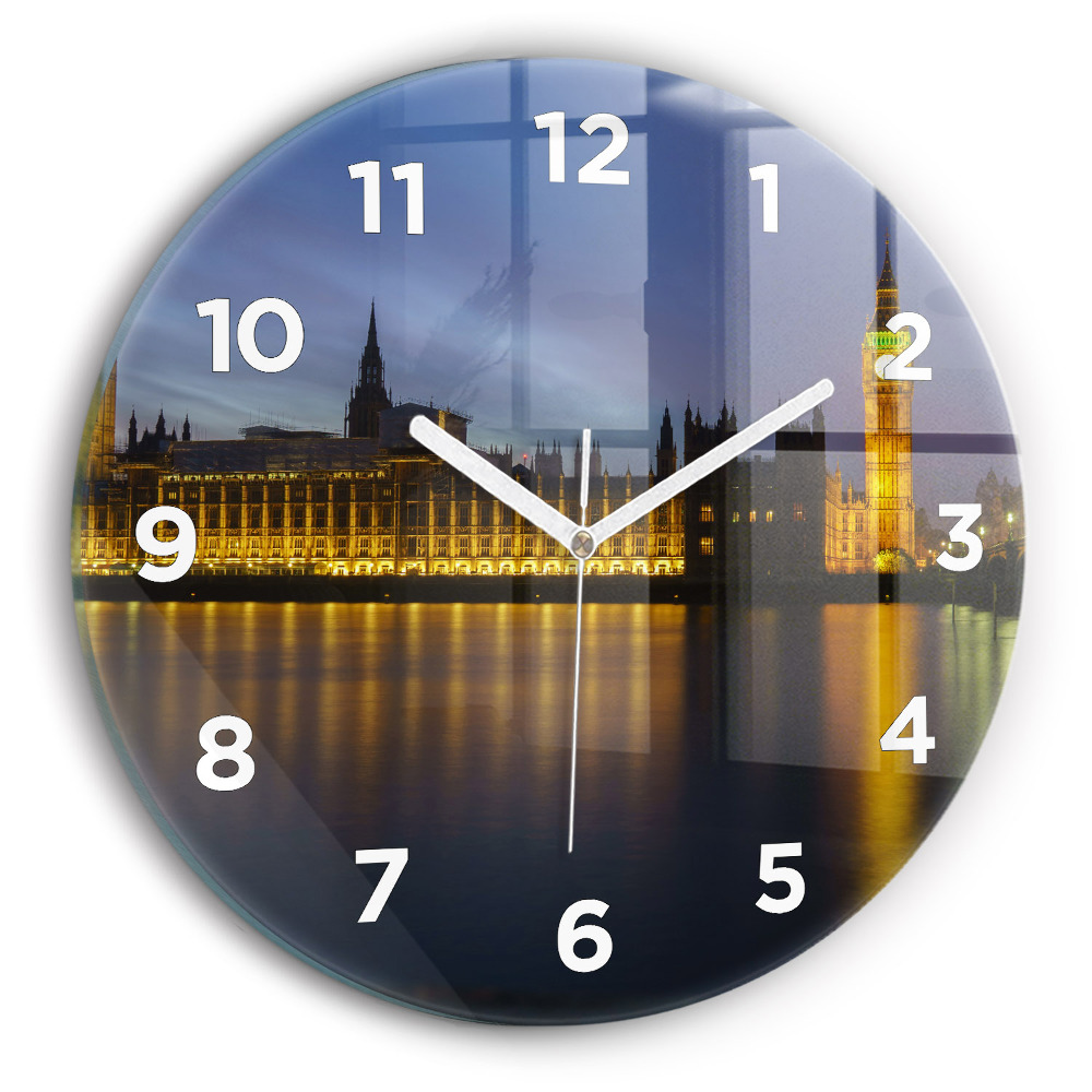 Ceas de sticlă pe perete rotund Palatul Winchester Londra