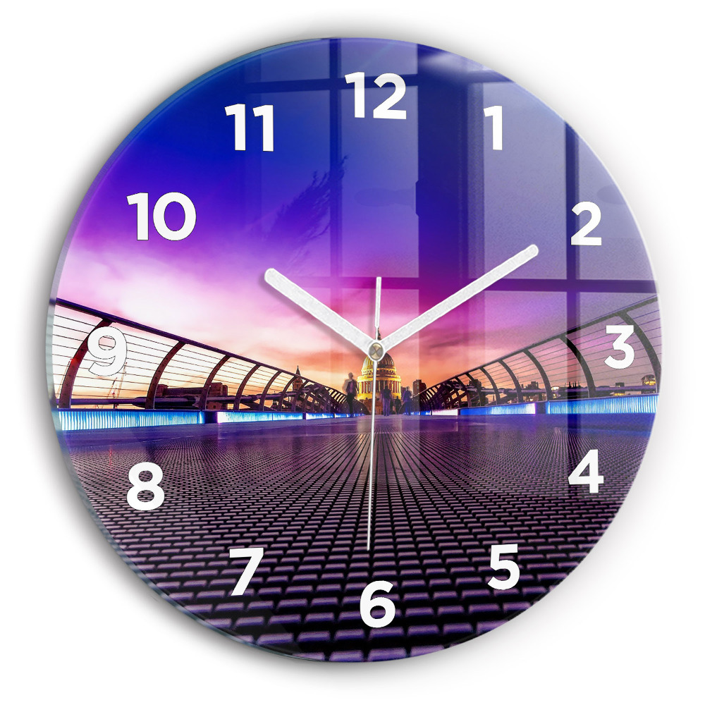 Ceas rotund de perete din sticlă Catedrala Sf. Paul