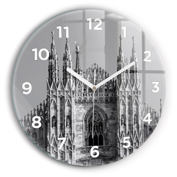 Ceas din sticlă rotund Catedrala Duomo di Milano