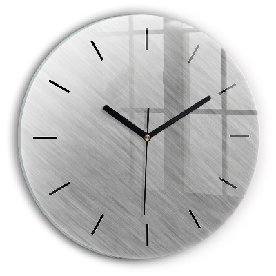 Perete metalic Ceas perete din sticlă rotund