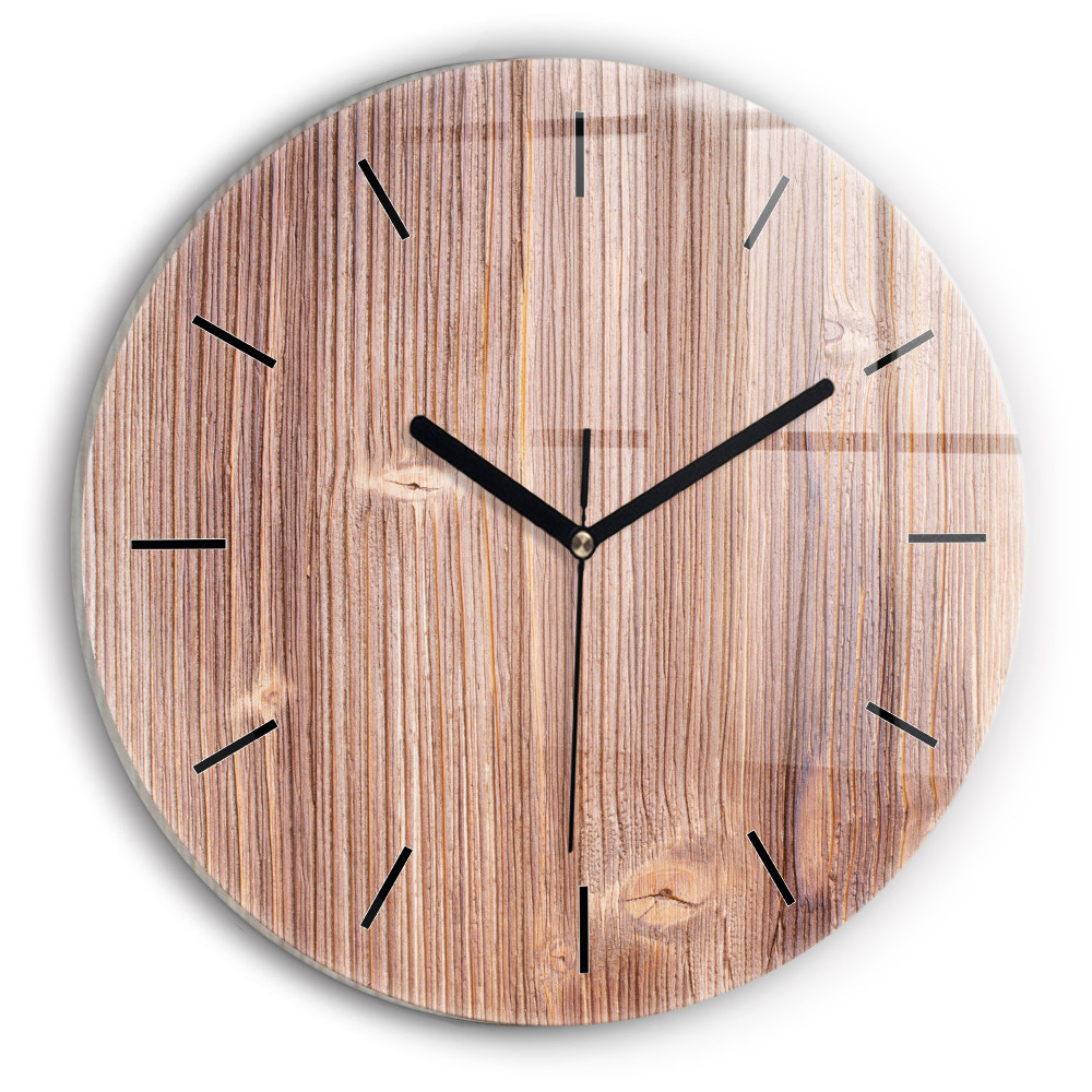 Ardei Ceas de sticlă pe perete rotund