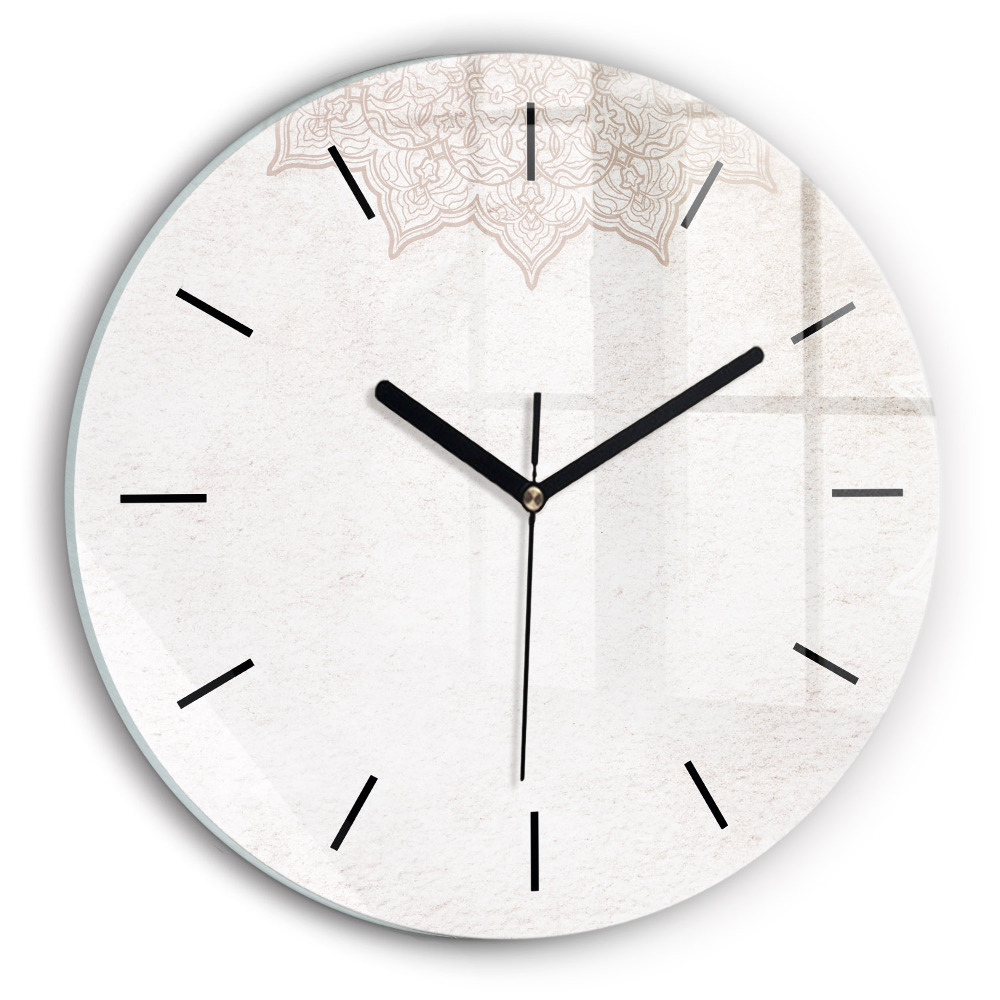 Model decorativ Ceas din sticlă rotund