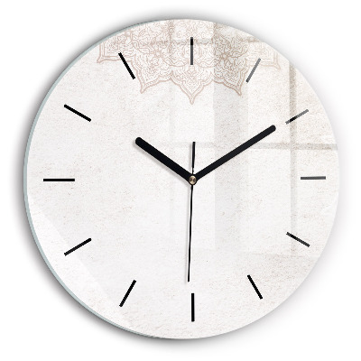 Model decorativ Ceas din sticlă rotund