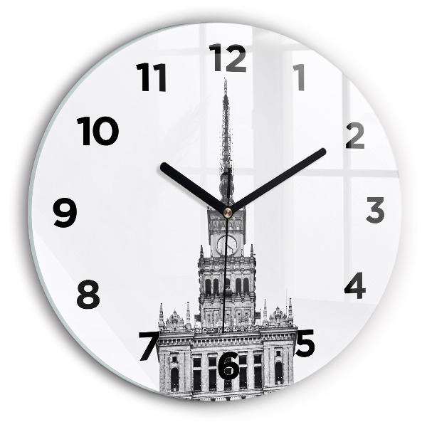 Ceas din sticlă rotund Palatul Culturii și Științei