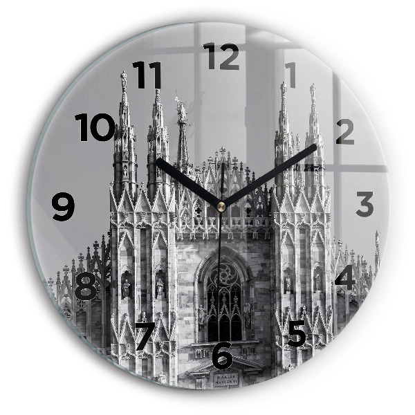 Ceas din sticlă rotund Catedrala Duomo di Milano