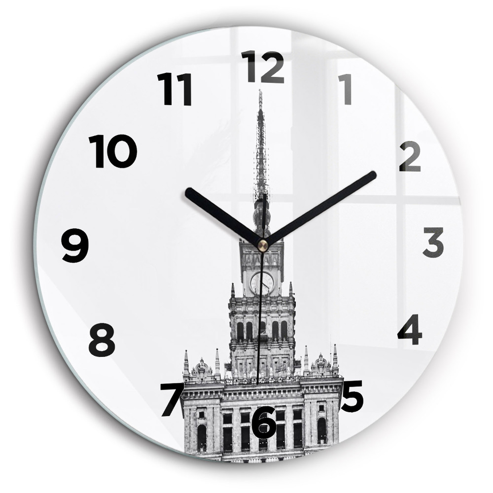 Palatul Culturii și Științei Ceas din sticlă rotund