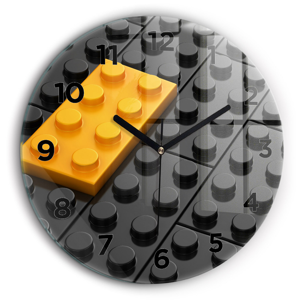 Blocuri de jucărie Ceas din sticlă rotund