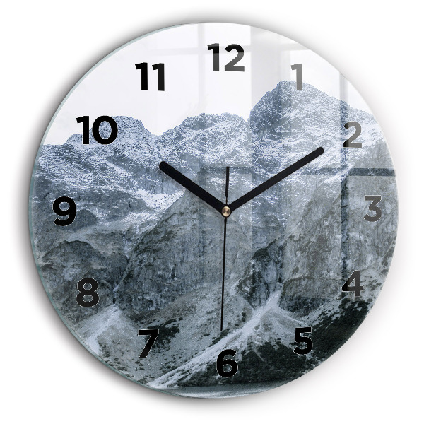 Morskie Oko în Munții Tatra Ceas de sticlă pe perete rotund