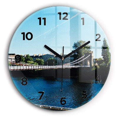 Southportland Scoția Ceas perete din sticlă rotund