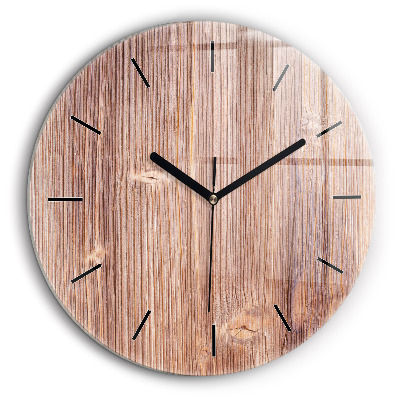 Ceas de sticlă pe perete rotund Ardei